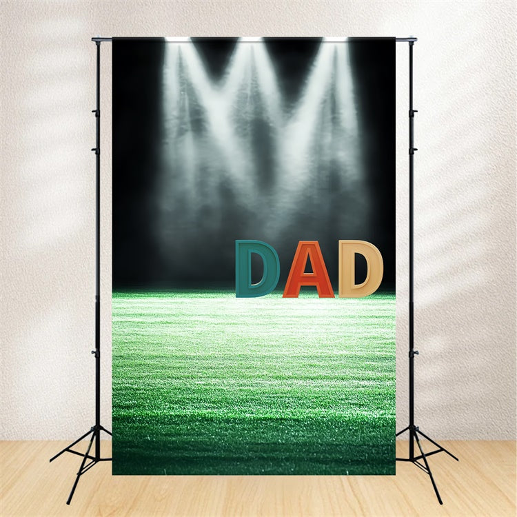 Father's Day Backdrop Spotlight Stadium Field Backdrop UK CSH5-46