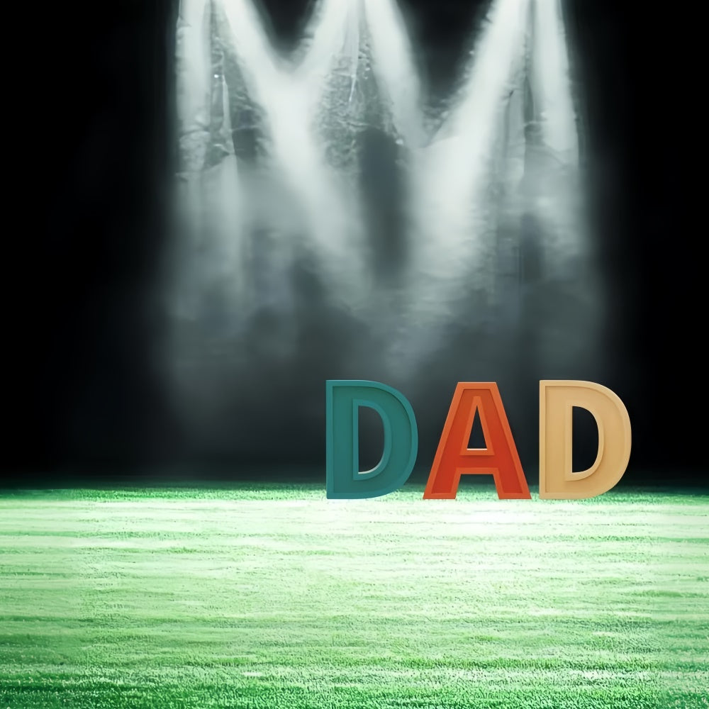 Father's Day Backdrop Spotlight Stadium Field Backdrop UK CSH5-46