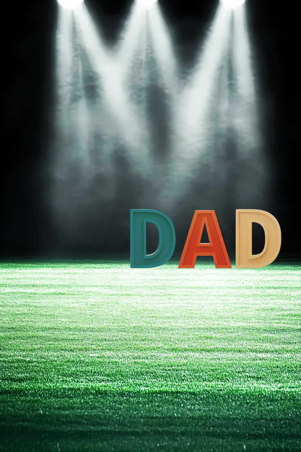 Father's Day Backdrop Spotlight Stadium Field Backdrop UK CSH5-46
