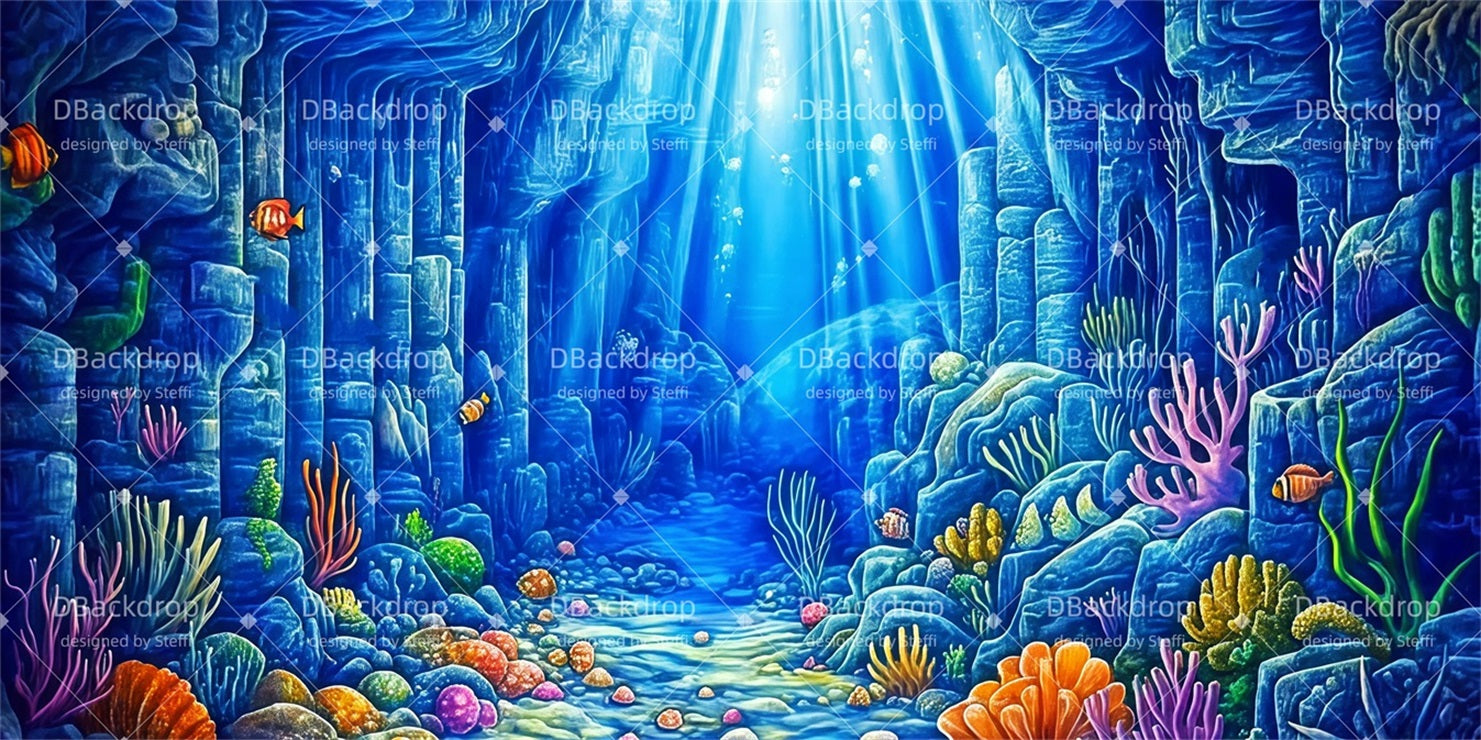 Stage Backdrop Underwater World Movie Theater Backdrop UK CSH510-T101