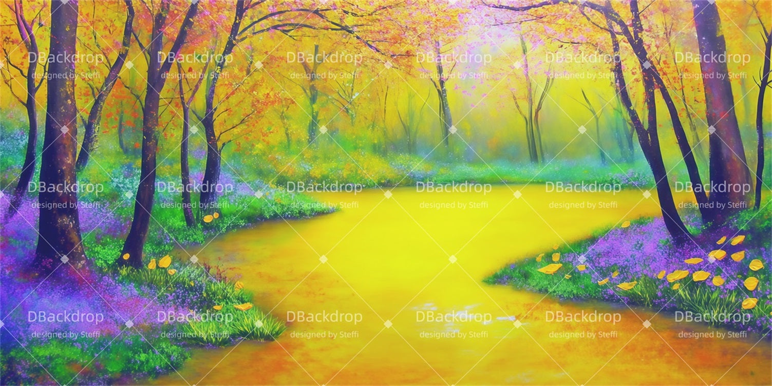 Stage Backdrop Ideas Forest Path School Play Backdrops UK CSH510-T76