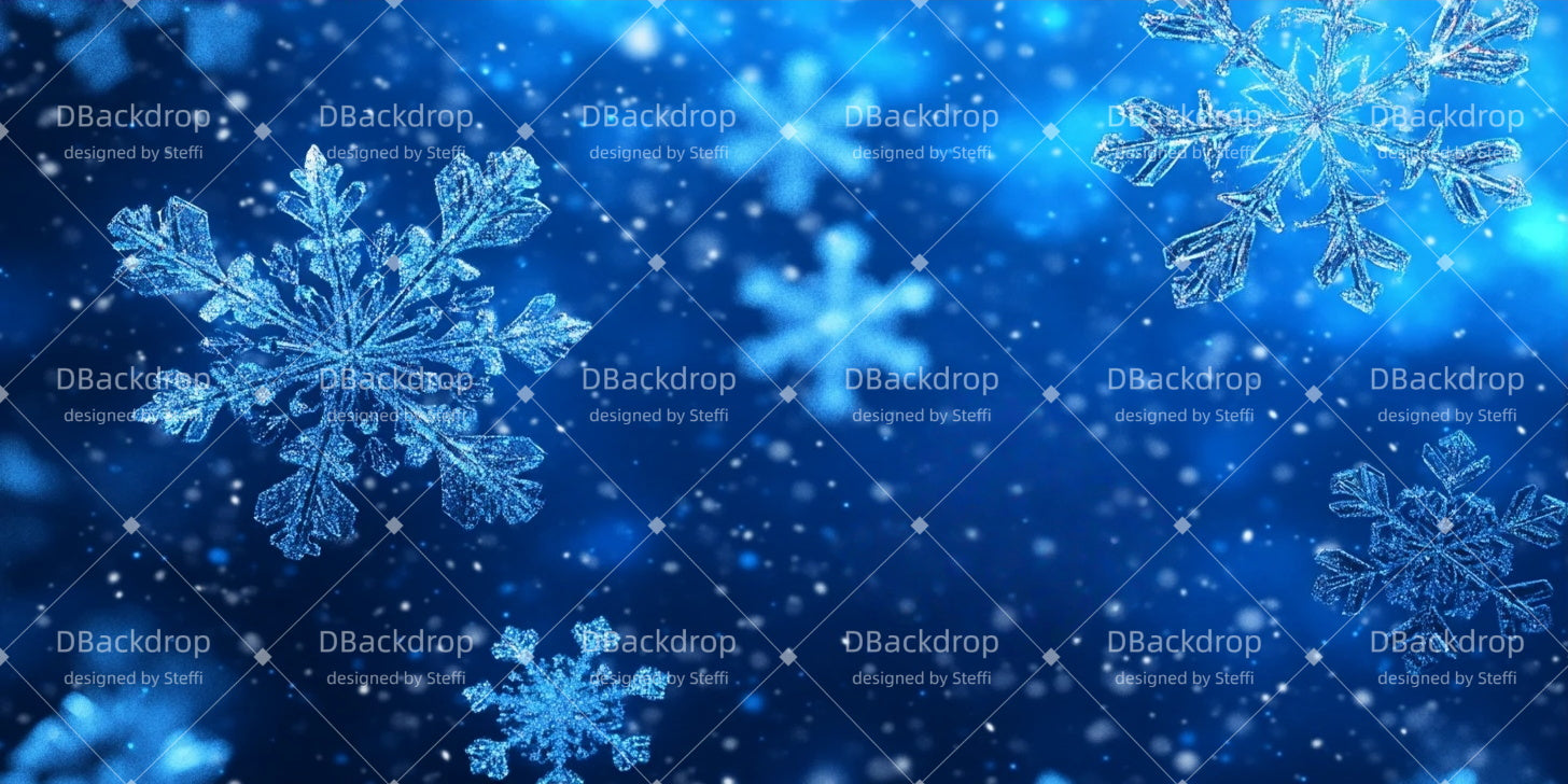 Performance Backdrops Winter Snow School Dance Backdrop UK CSH510-T94