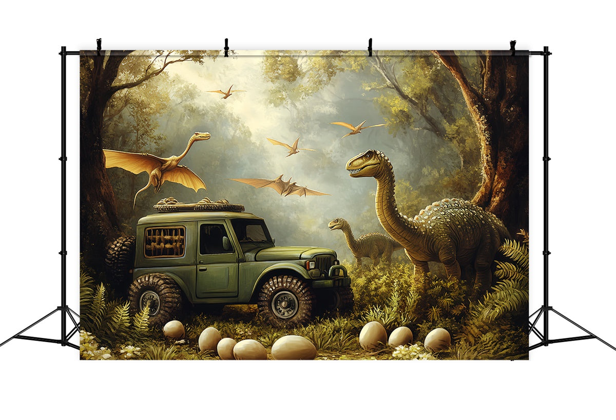 Forest Backdrops Ancient Jungle Expedition Backdrop UK CSH57-166
