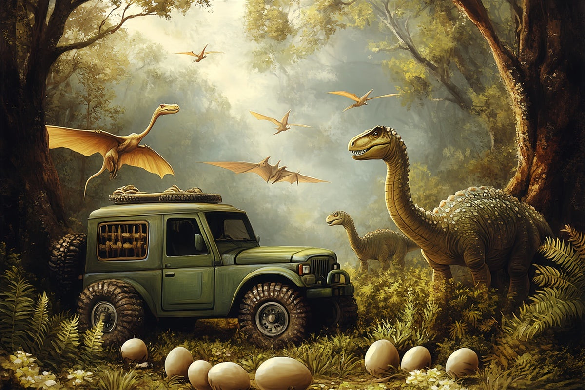 Forest Backdrops Ancient Jungle Expedition Backdrop UK CSH57-166