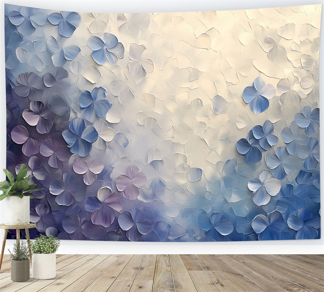 Fine Art Photography Backdrops Blue Whisper Petal Backdrop UK CSH57-252