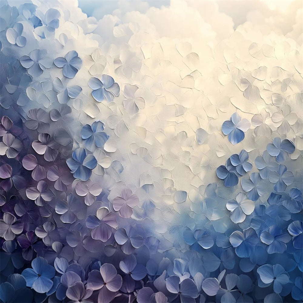 Fine Art Photography Backdrops Blue Whisper Petal Backdrop UK CSH57-252