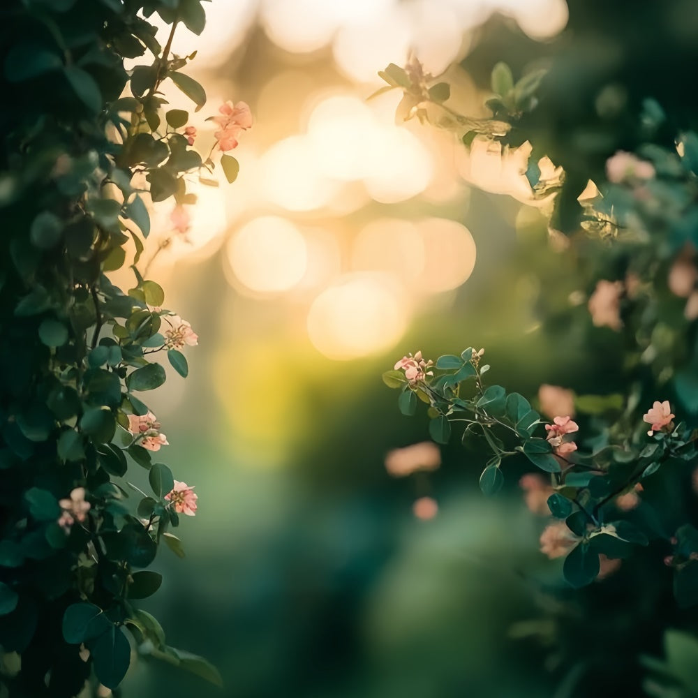 Headshot Photo Backdrop Sunset Garden Bloom Backdrop UK CSH57-3