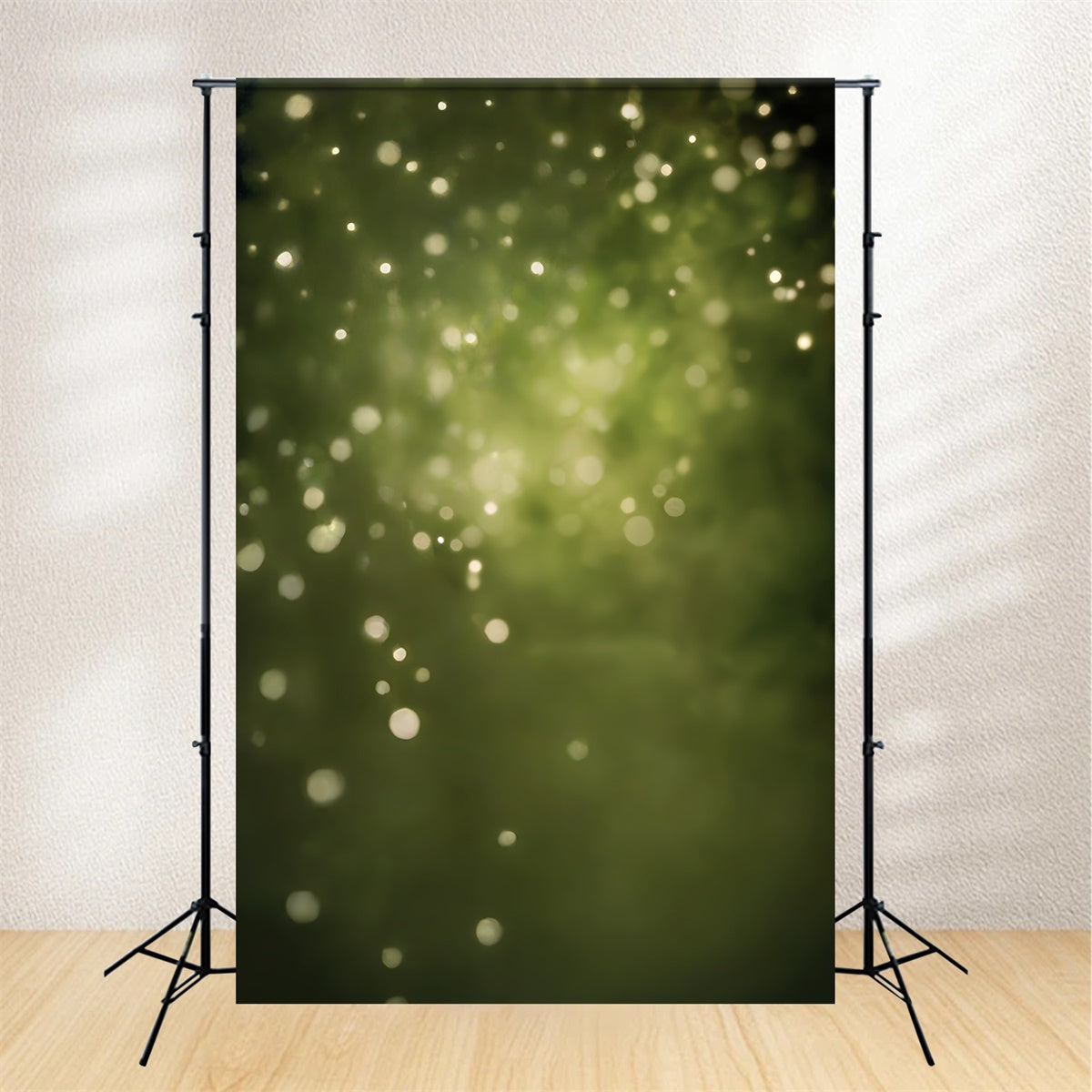 Olive Green Backdrop Forest Haze Bokeh Backdrop UK CSH57-30