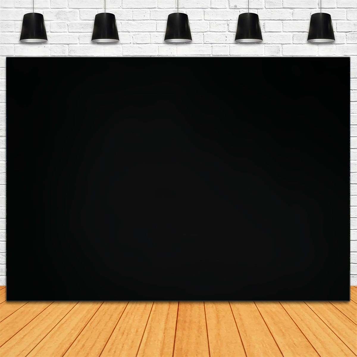 Black Studio Backdrop Pure Noir Minimal Backdrop UK CSH57-36