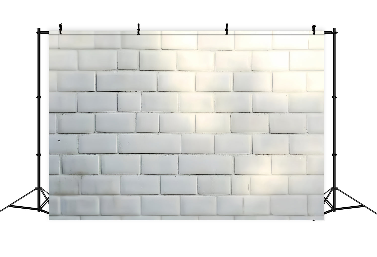 White Brick Backdrop Minimalist Matte Brick Headshot Backdrop UK CSH57-6