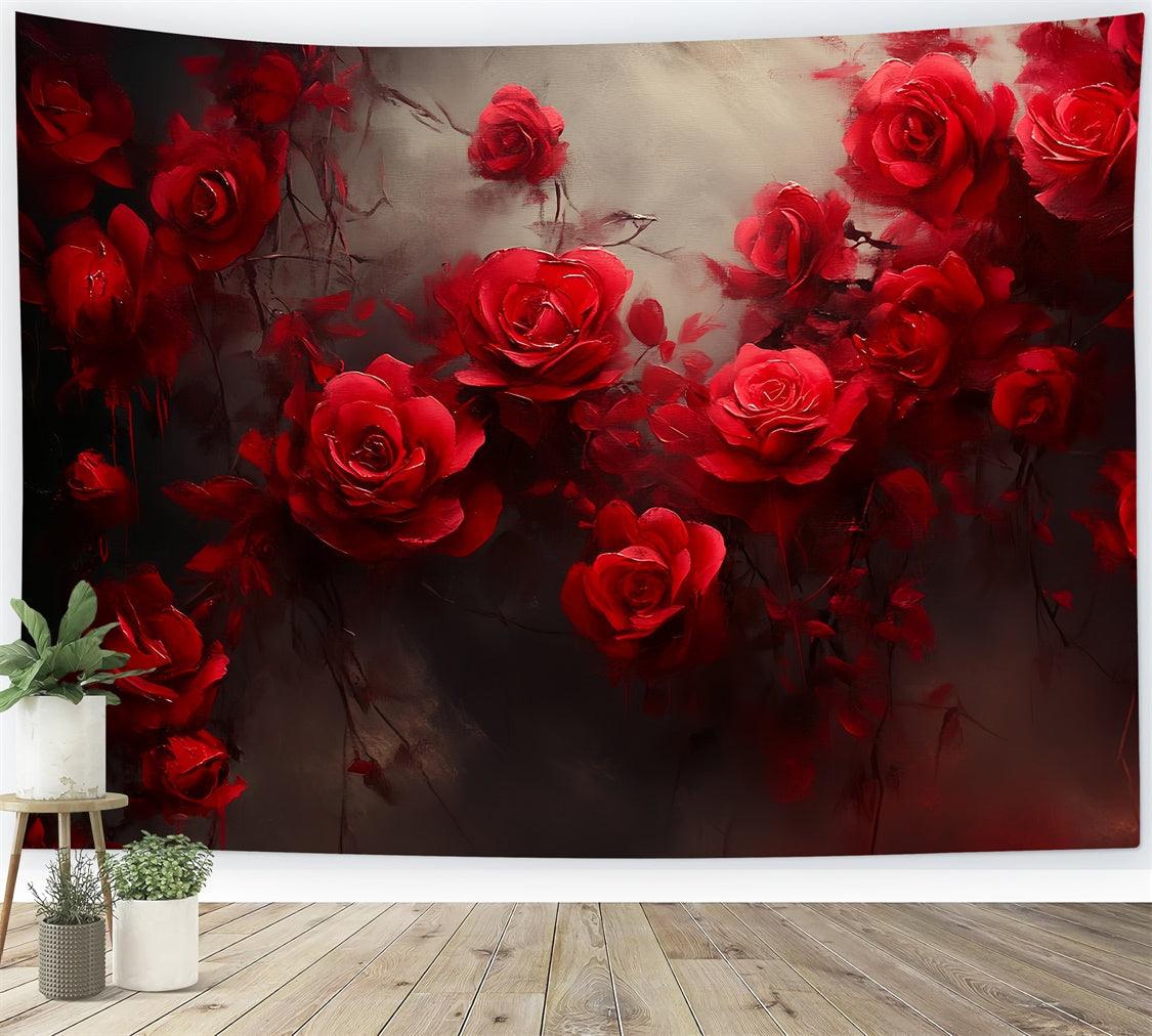 Vintage Photography Backdrop Faded Elegance Floral Backdrop UK CSH57-87