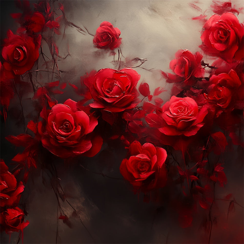 Vintage Photography Backdrop Faded Elegance Floral Backdrop UK CSH57-87