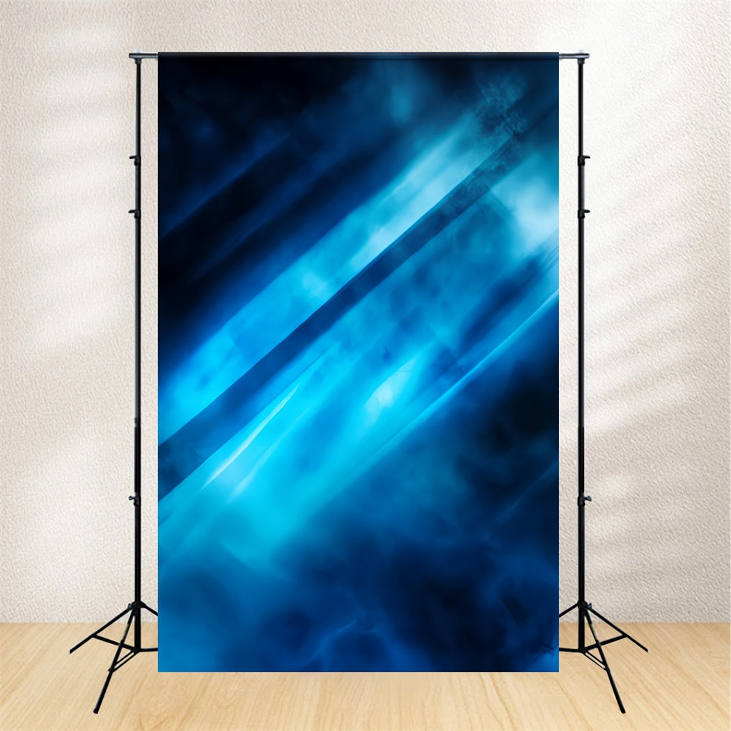Cool Backdrops Electric Blue Light Streaks Abstract Backdrop UK CSH58-149