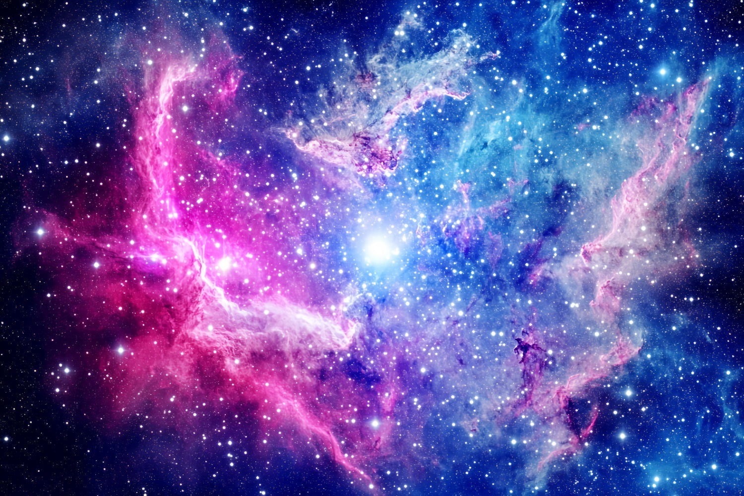 Space Backdrop Cosmic Pink Blue Nebula Abstract Photo Backdrop UK CSH58-159
