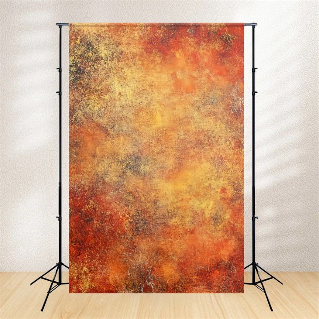 Orange Backdrop Fiery Rust Textured Surface Abstract Textured Backdrop UK CSH58-171