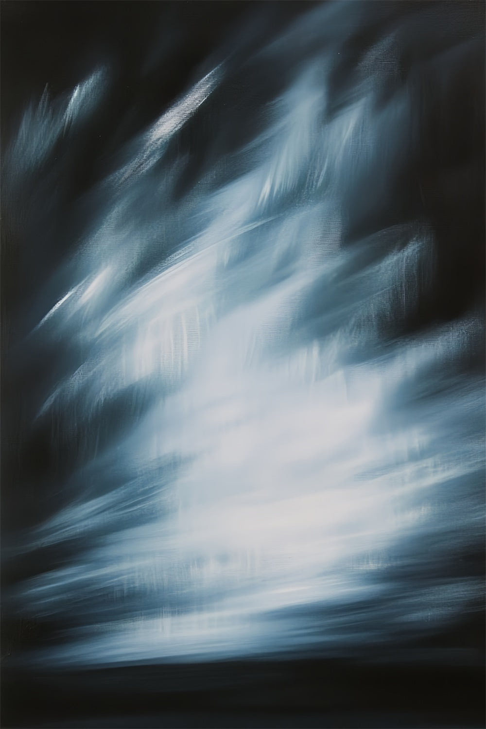 Teal Backdrop Blue Streak Light Motion Abstract Photography Backdrop UK CSH58-174