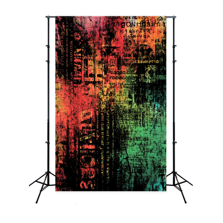 Grunge Backdrop Grunge Neon Typography Layers Abstract Backdrops Photography UK CSH58-177