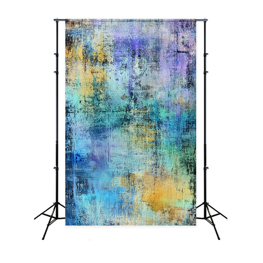 Grunge Backdrop Pastel Aqua Violet Texture Abstract Backdrop UK CSH58-179