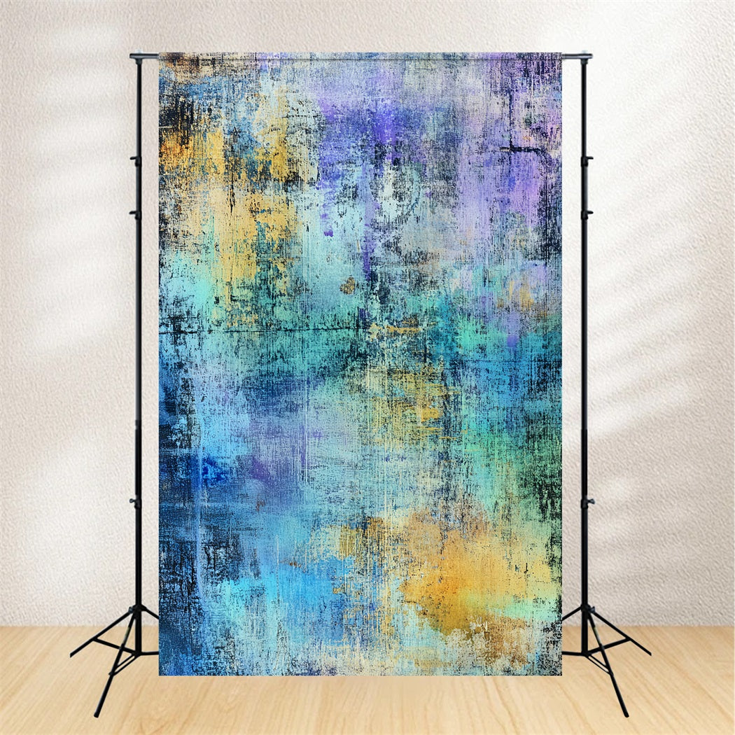 Grunge Backdrop Pastel Aqua Violet Texture Abstract Backdrop UK CSH58-179