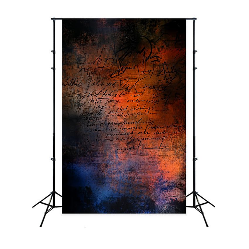 Grunge Backdrop Burnt Script Grunge Texture Abstract Backdrop for Photography UK CSH58-181