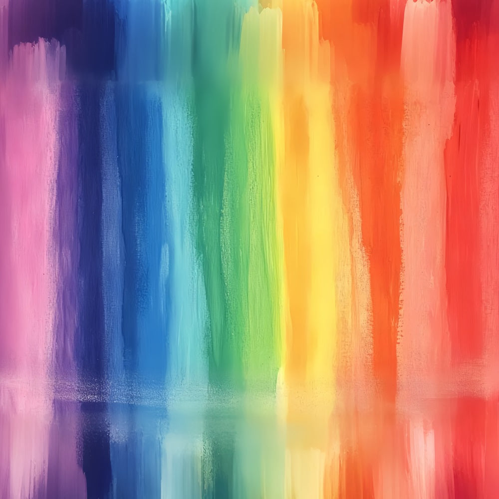 Watercolor Backdrop Vivid Vertical Rainbow Strokes Abstract Backdrop UK CSH58-188