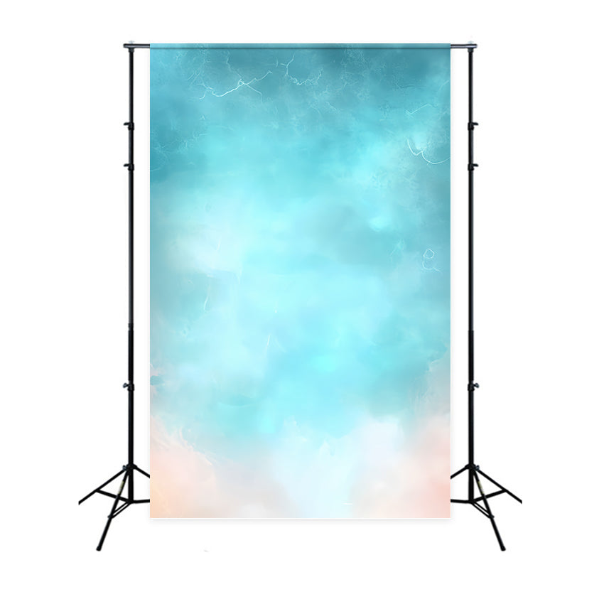 Watercolor Backdrop Soft Pastel Aqua Mist Abstract Photography Backdrop UK CSH58-189