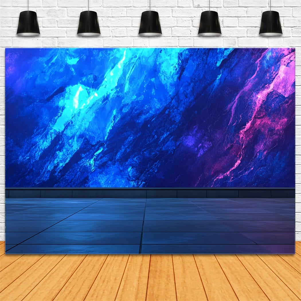 Cool Backdrops Blue Magenta Abstract Texture Abstract Backdrop for Photography UK CSH58-196