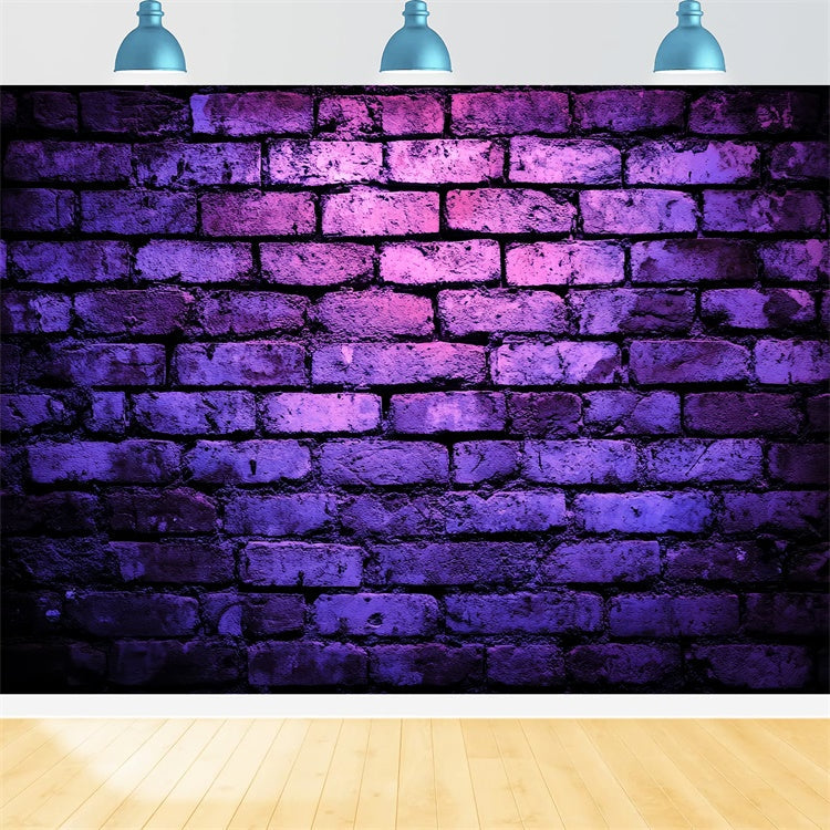 Brick Backdrop Retro Violet Brick Texture Backdrop UK CSH6-142
