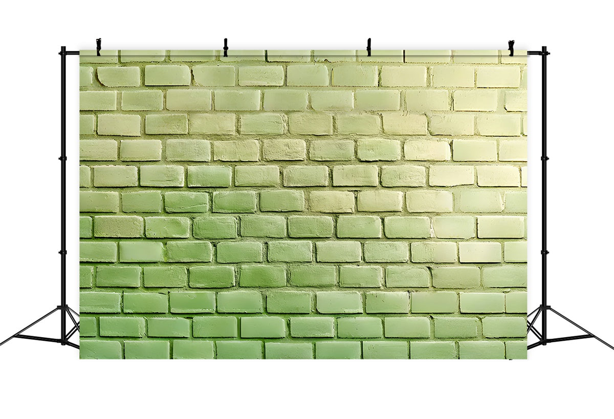 Brick Backdrop Photography Soft Sage Brick Texture Backdrop UK CSH6-152