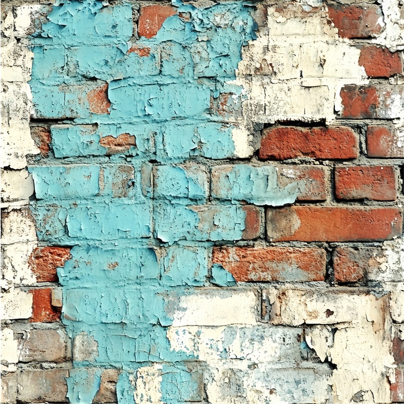 Brick Backdrop Weathered Urban Blue Texture Backdrop UK CSH6-155