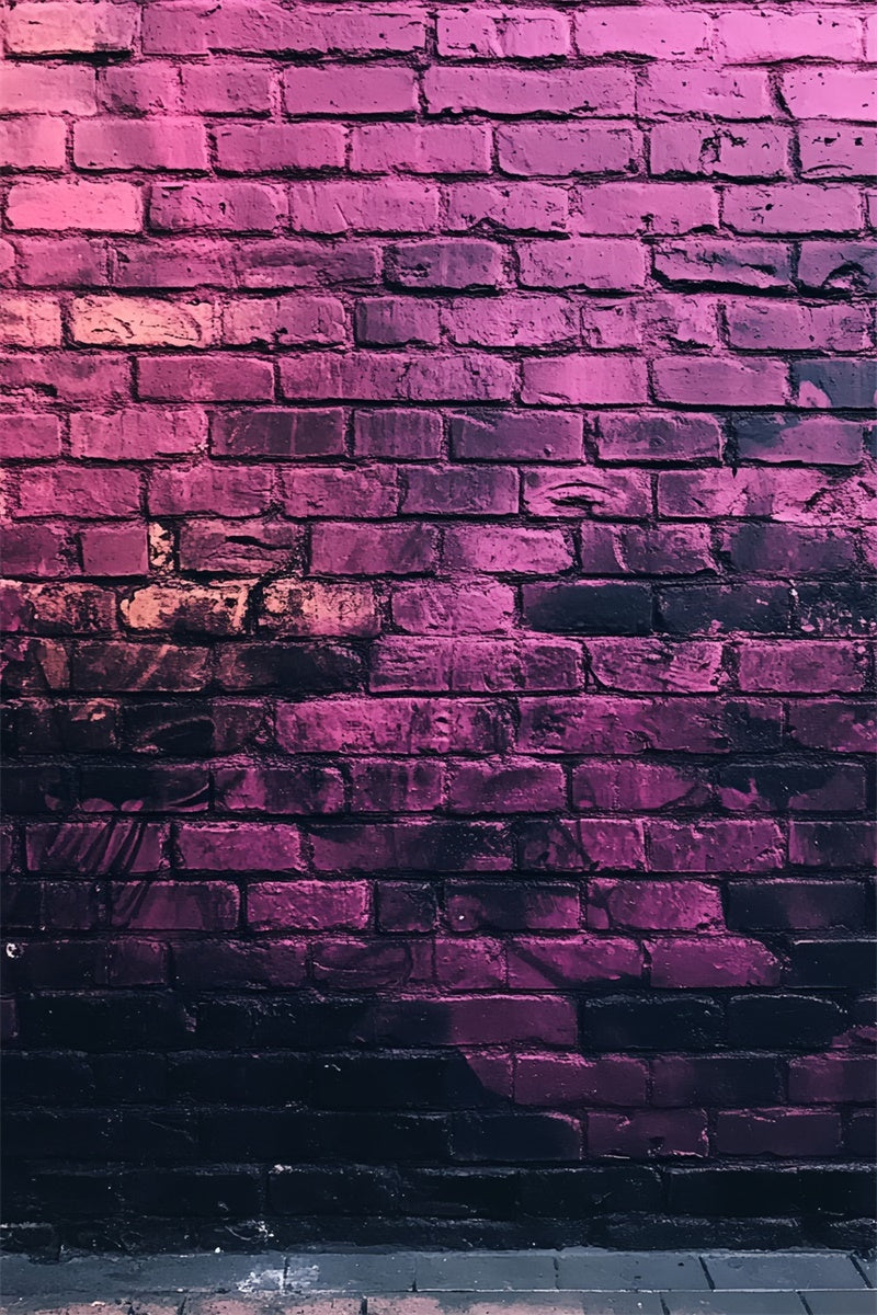 Brick Backdrops Midnight Violet Graffiti Wall Backdrop UK CSH6-158