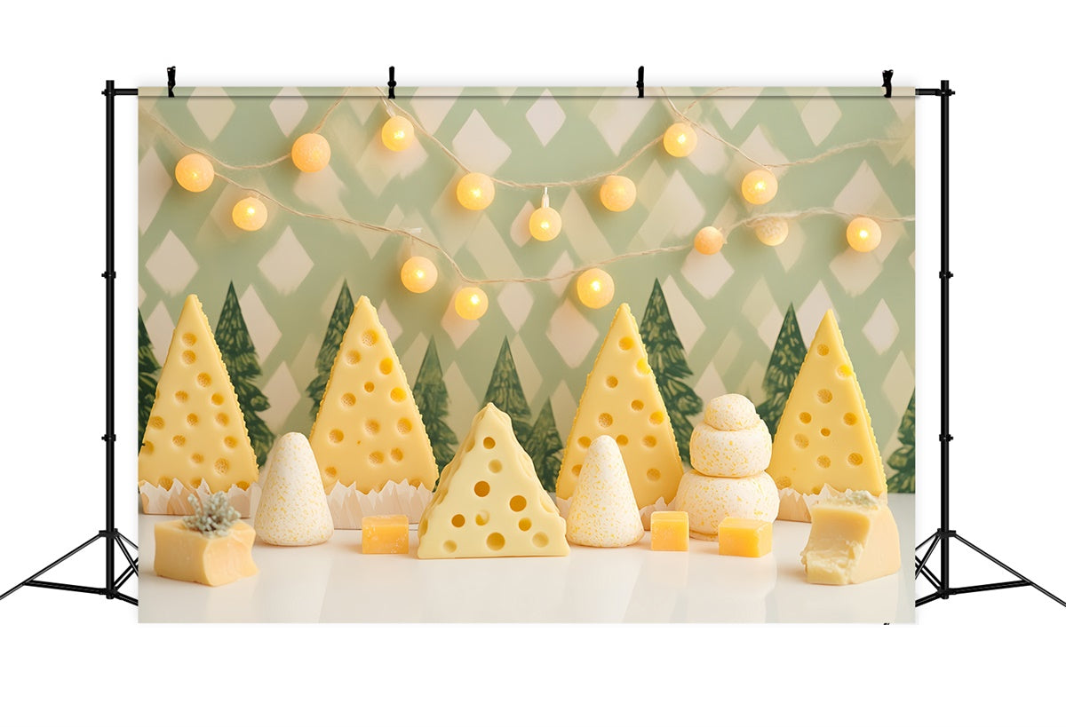 Cake Photography Backdrops Cute Cheese Grove Backdrop UK CSH6-313