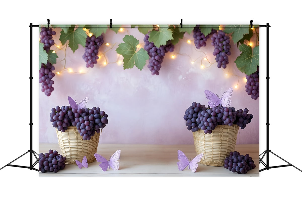 Cake Photography Backdrops Grape Vine Bliss Backdrop UK CSH6-317