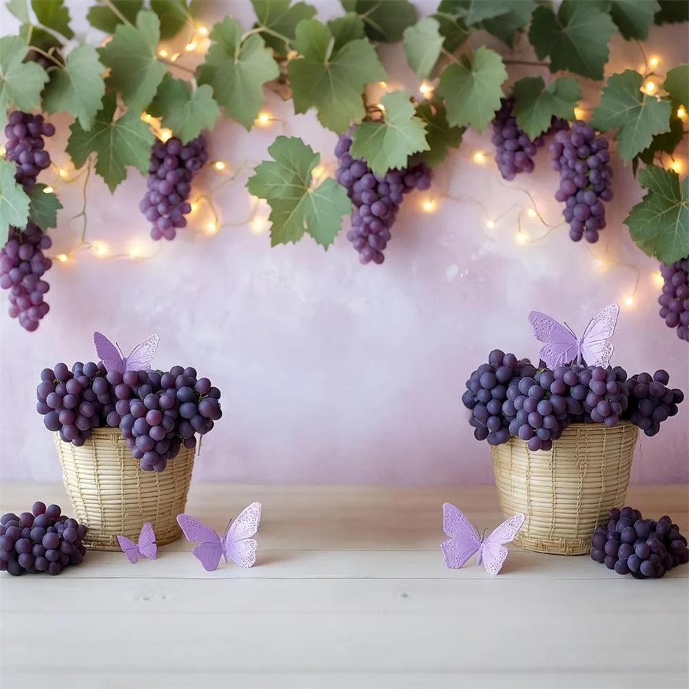 Cake Photography Backdrops Grape Vine Bliss Backdrop UK CSH6-317