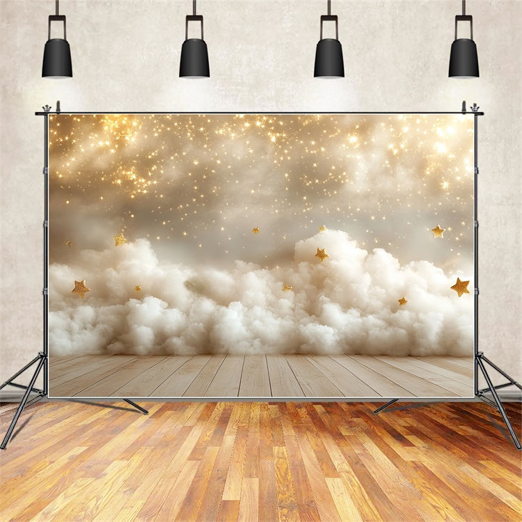 Cake Photography Backdrops Dreamy Sky Sparkle Backdrop UK CSH6-329