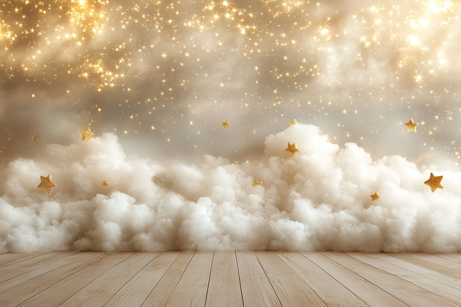 Cake Photography Backdrops Dreamy Sky Sparkle Backdrop UK CSH6-329