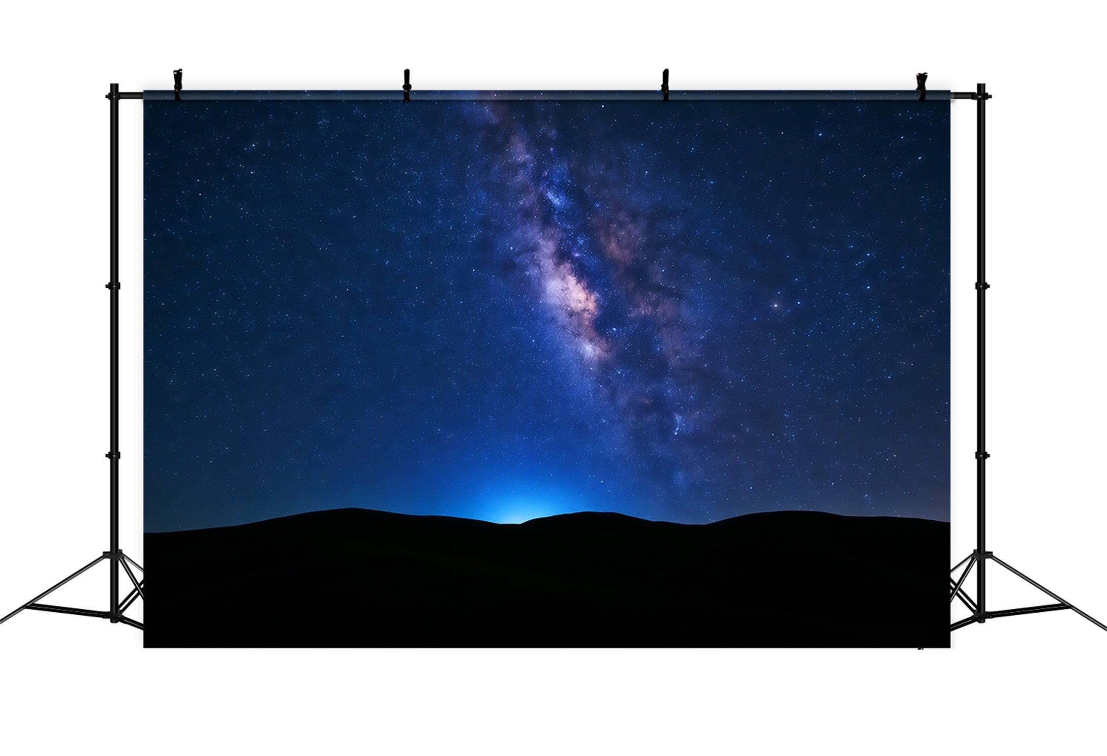 Sky With Clouds Backdrop Milky Way Dark Horizon Starry Sky Backdrop UK CSH62-137