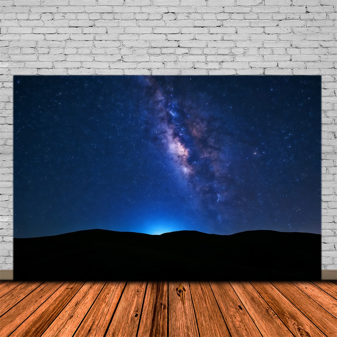 Sky With Clouds Backdrop Milky Way Dark Horizon Starry Sky Backdrop UK CSH62-137