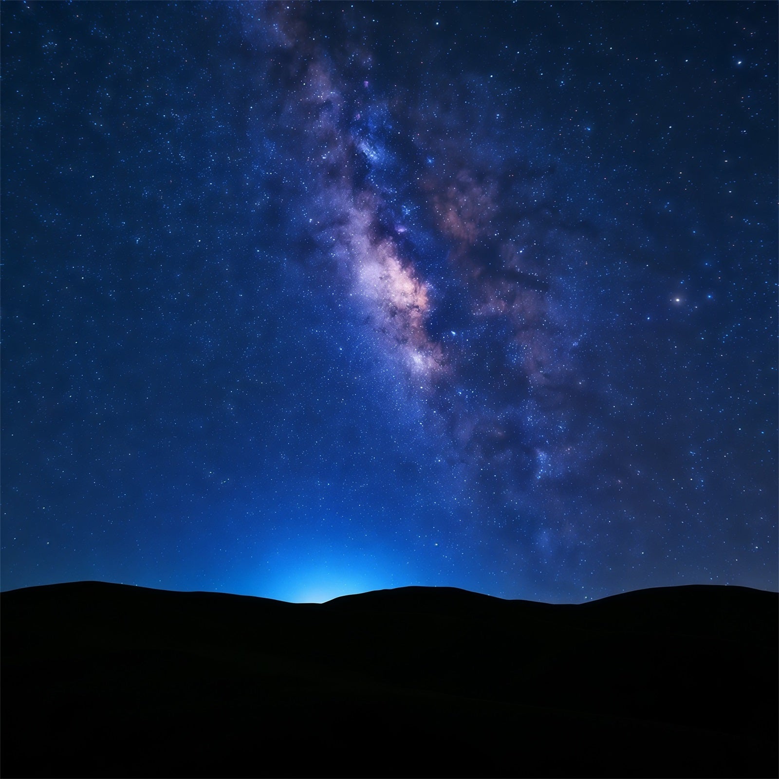 Sky With Clouds Backdrop Milky Way Dark Horizon Starry Sky Backdrop UK CSH62-137