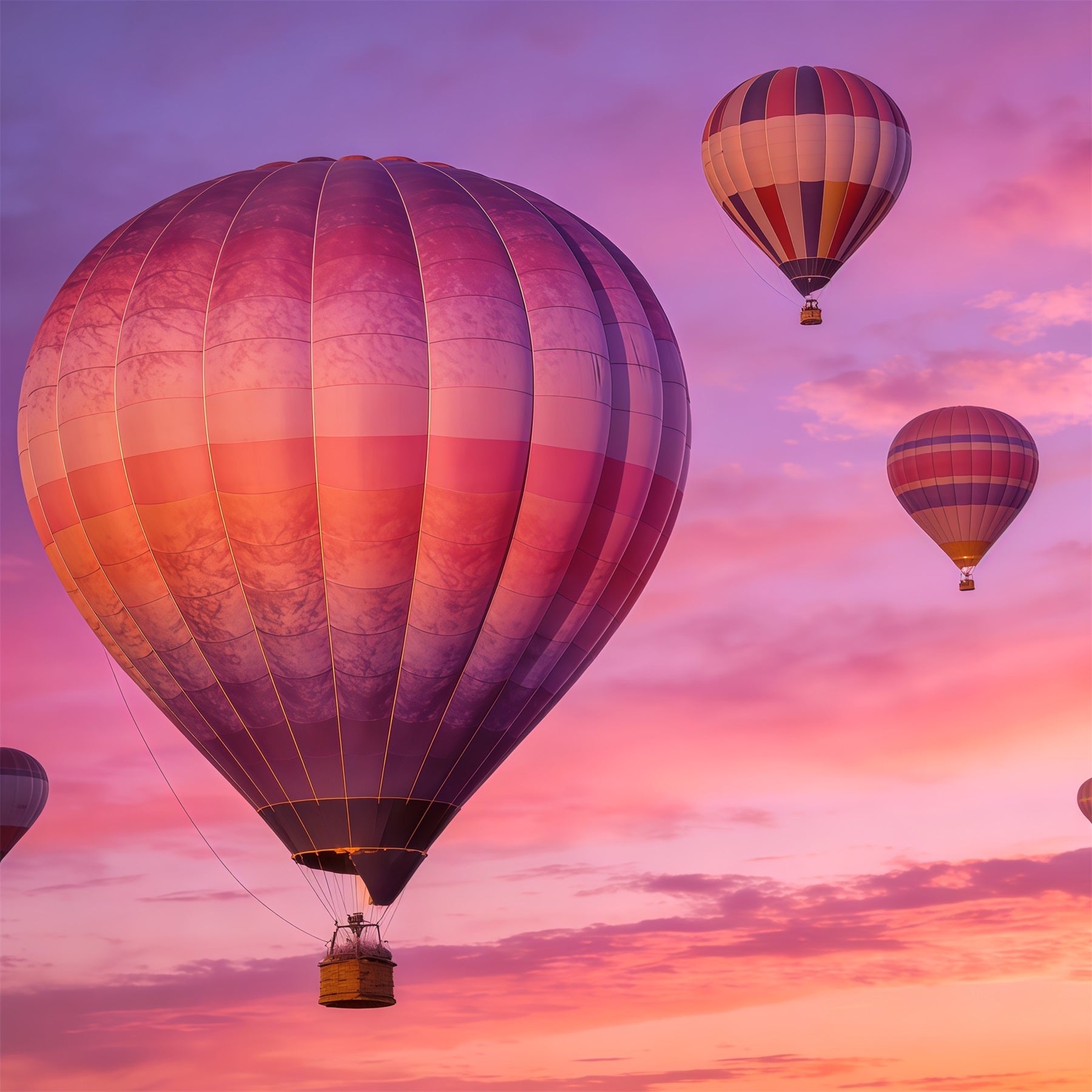 Sky Backdrops Pastel Hot Balloon Sunset Cloud Backdrop Photoshoot UK CSH62-139