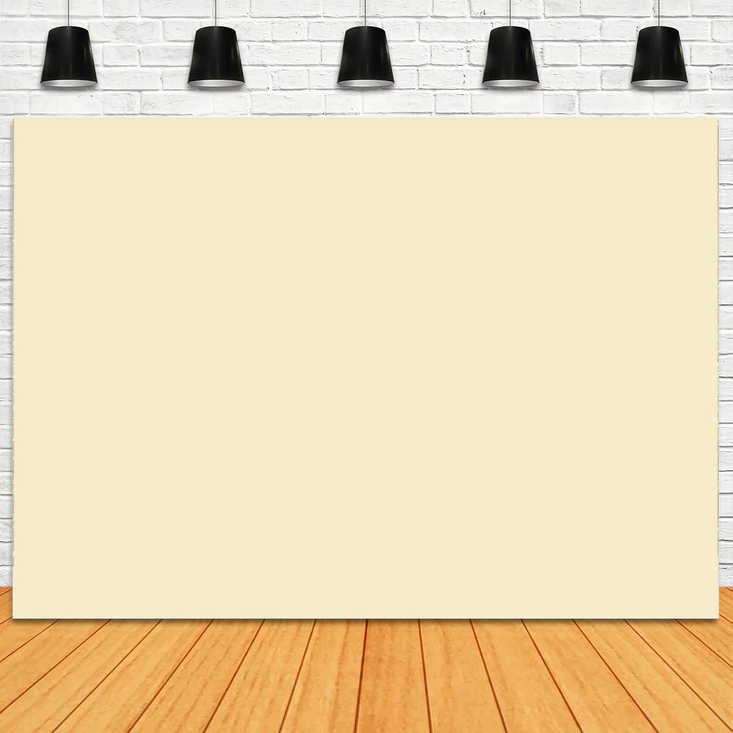 Cream Backdrop Soft Buttercream Neutral Wash Solid Color Backdrop UK CSH62-2