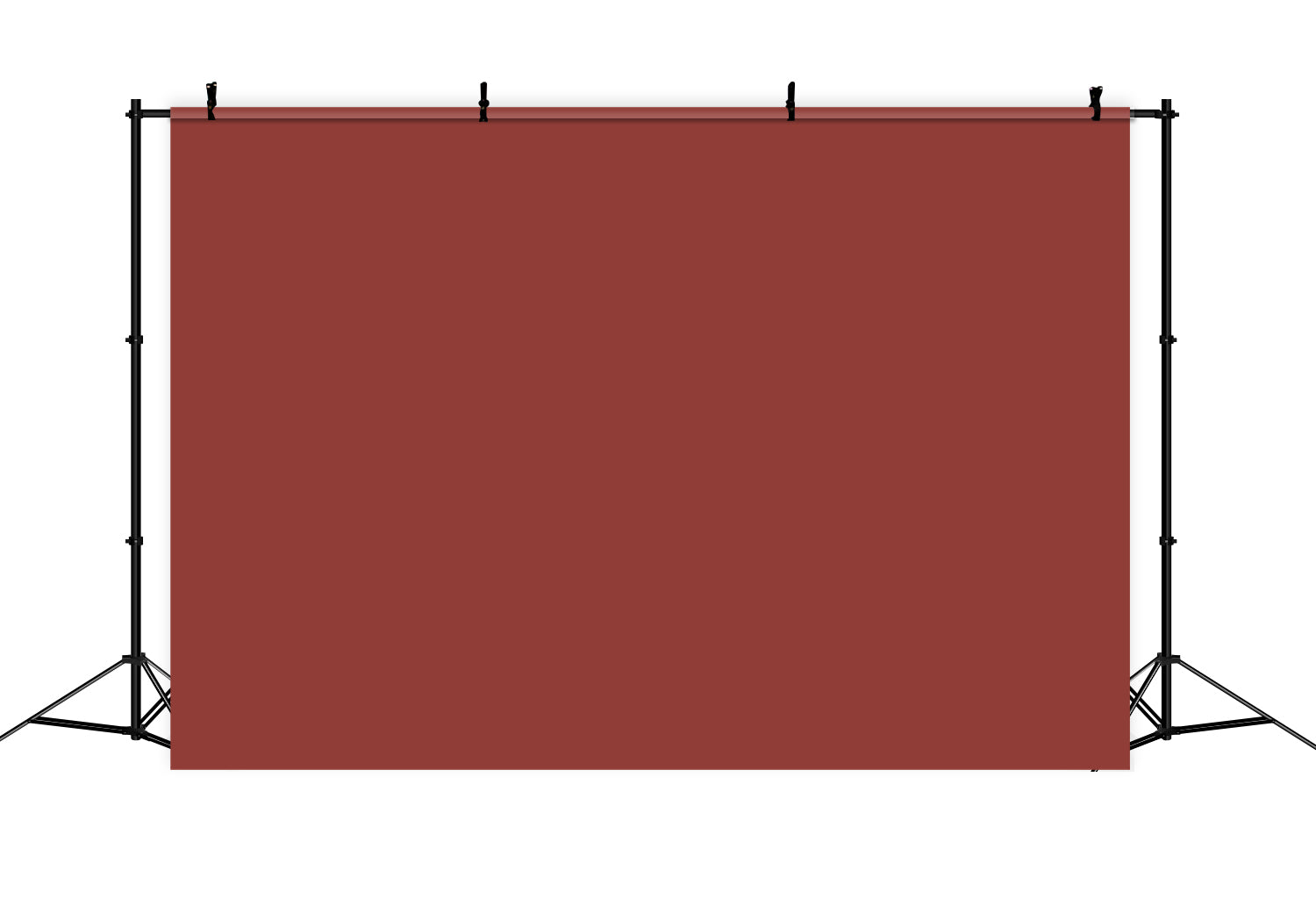 Red Photo Backdrop Deep Brick Red Classic Depth Solid Color Backdrop UK CSH62-24
