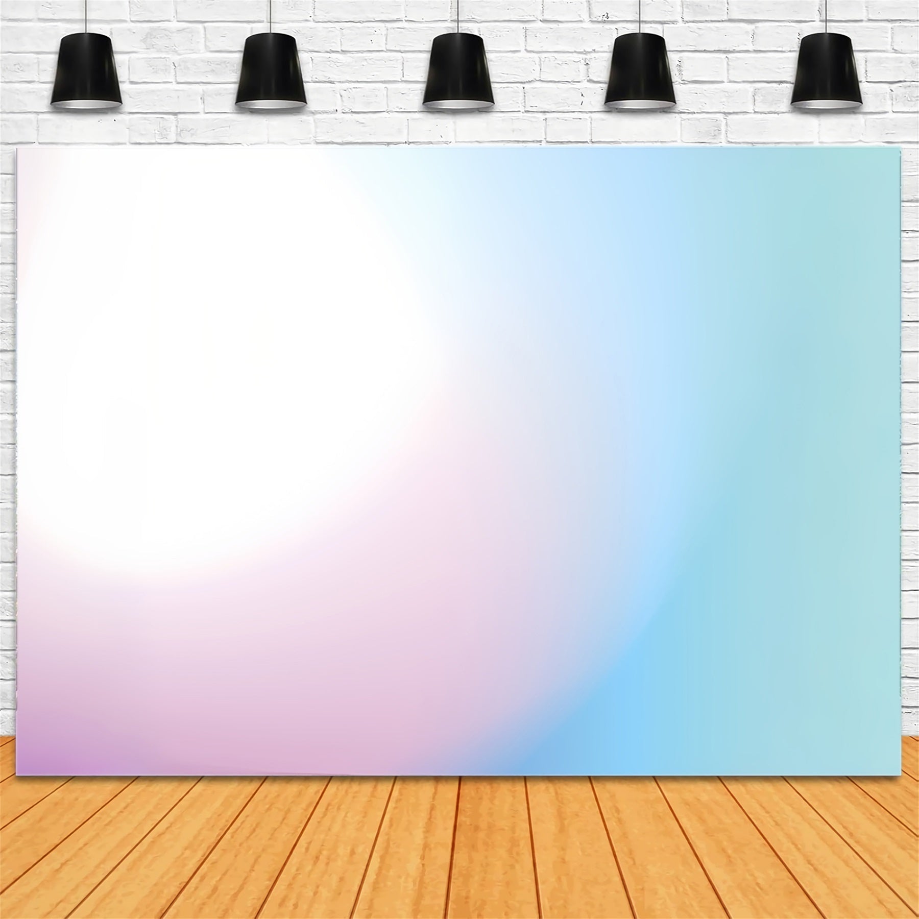 Gradient Backdrops Bright Aura Light Blue Purple Backdrop For Headshots UK CSH62-34
