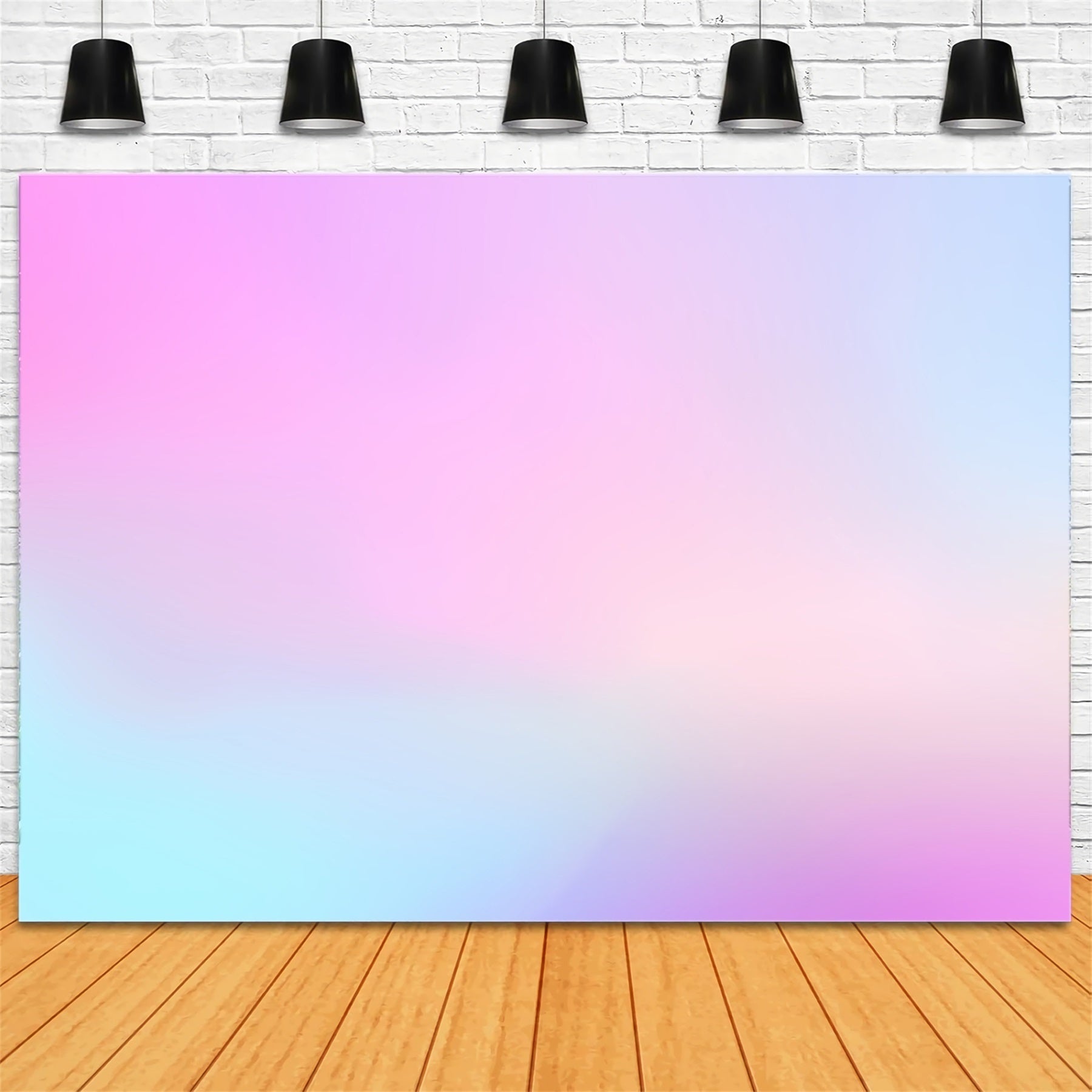 Portrait Gradient Backdrop Blush Pink Blue Fade Backdrops For Professional Headshots UK CSH62-39