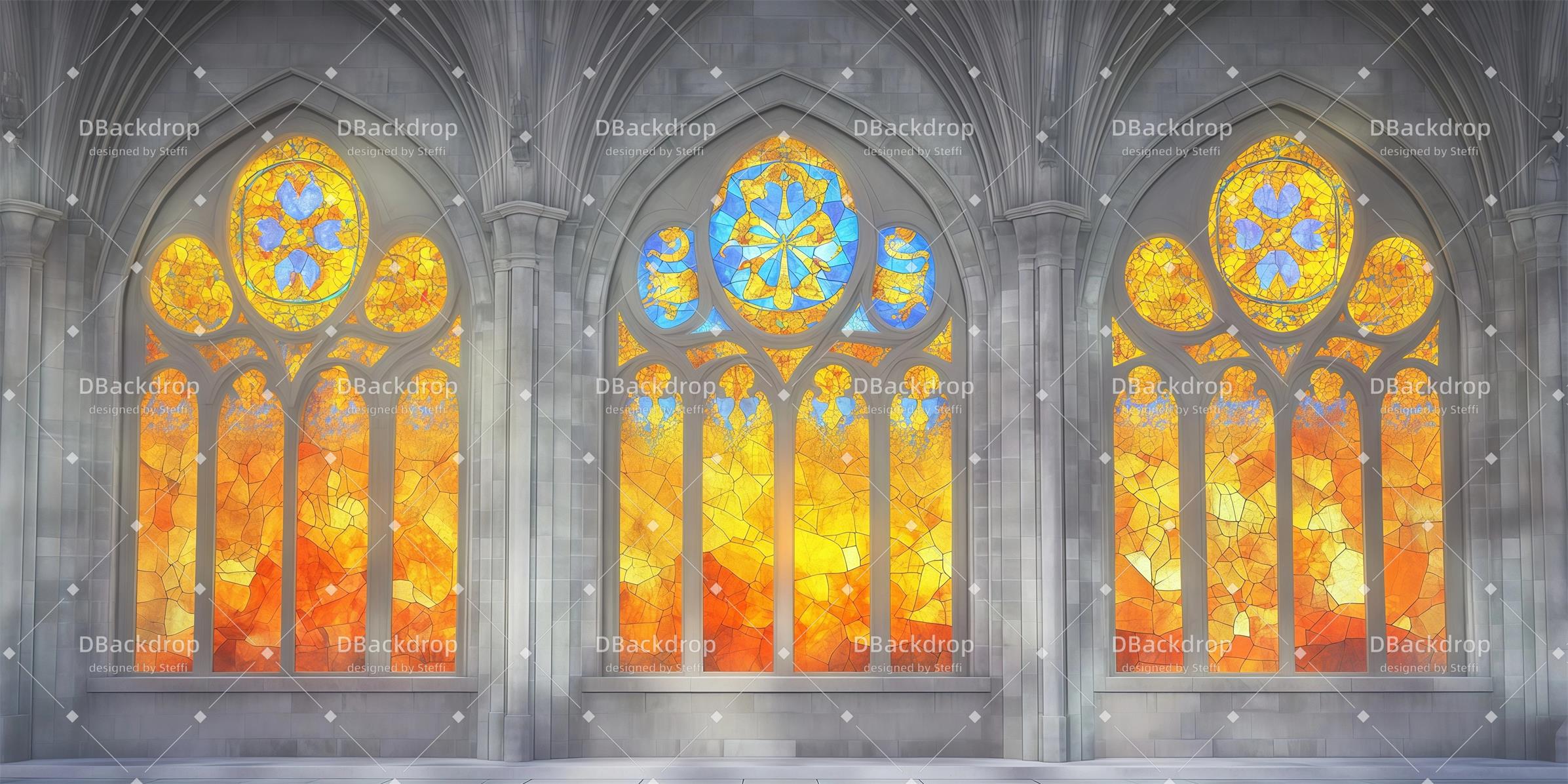 School Dance Backdrop Church Windows School Dance Backdrop UK CSH59-T78