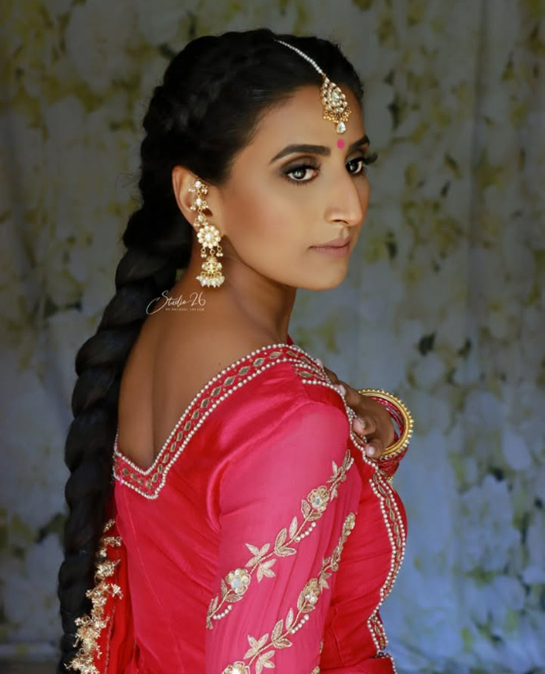 White Flower Wall Photography backdrop UK  for Events G-184