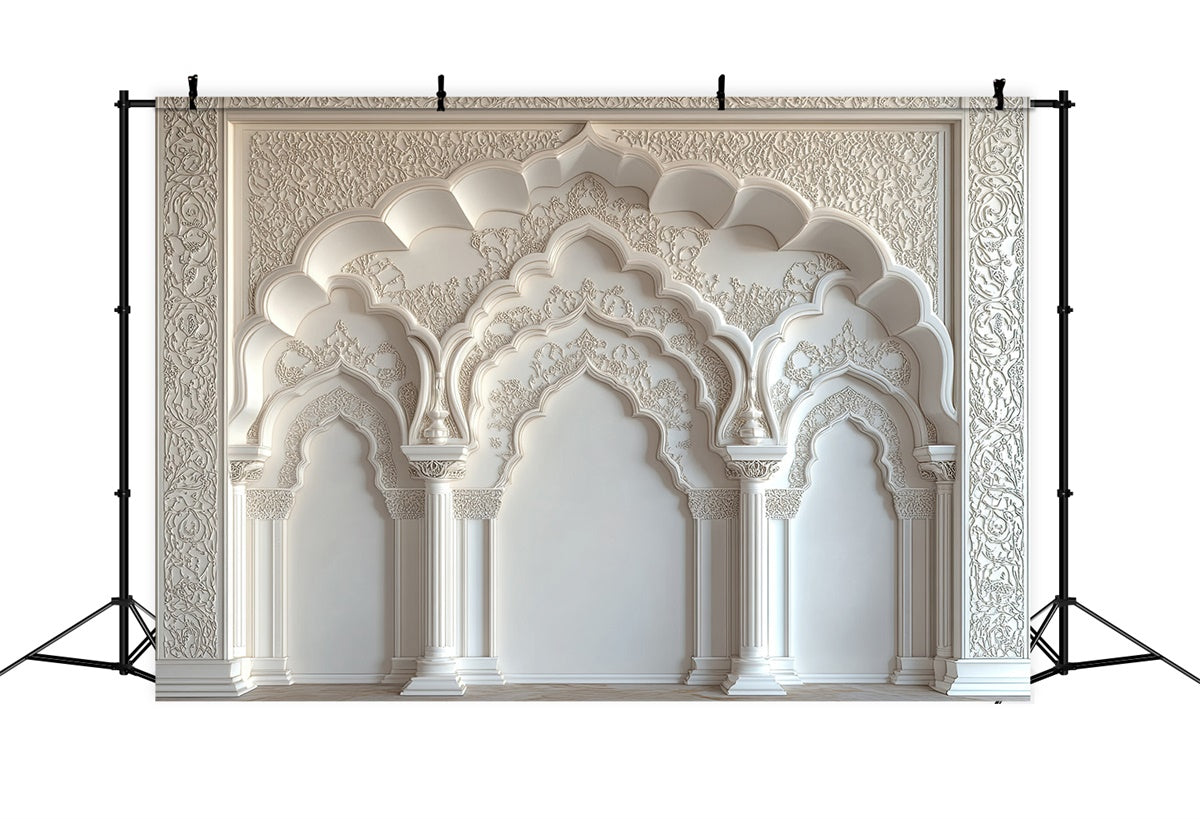 Mothers Day Backdrops Ornate Arches Floral Carving Backdrop UK GQ2-143