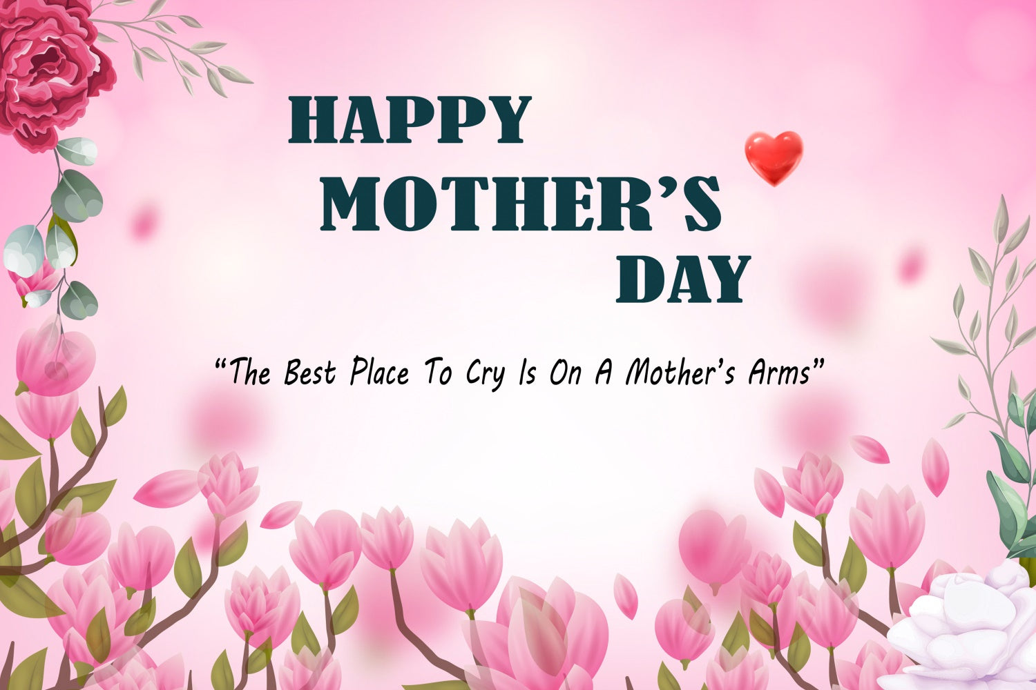 Mother's Day Backdrop Ideas Graceful Blooming Tulips Custom Backdrop UK GQ3-182