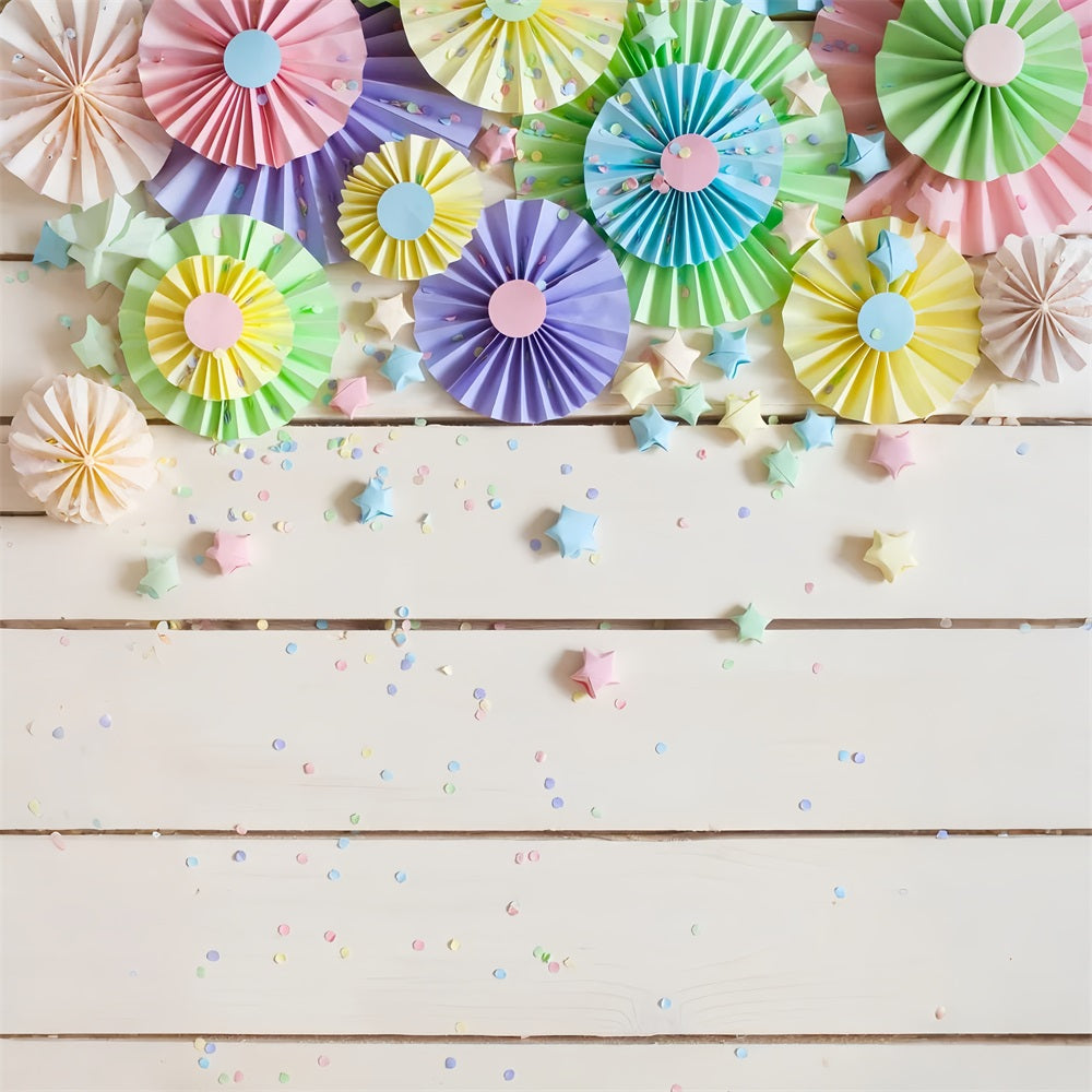 Wood Backdrop Pastel Celebration Backdrop UK GQ4-101