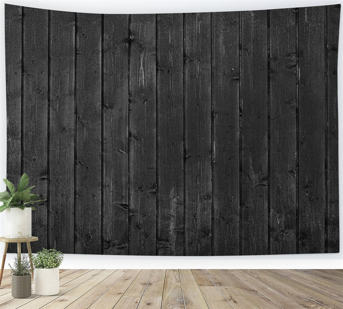 Black Wood Backdrop Black Textured Backdrop UK GQ4-116
